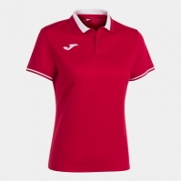 Championship Vi Maneca Scurta Polo Red White Joma