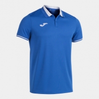 Championship Vi Maneca Scurta Polo Royal White Joma