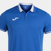 Championship Vi Maneca Scurta Polo Royal White Joma