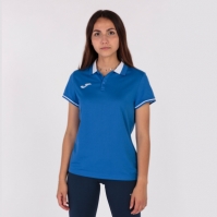 Championship Vi Maneca Scurta Polo Royal White Joma