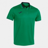 Championship Vi Maneca Scurta Polo Green Black Joma