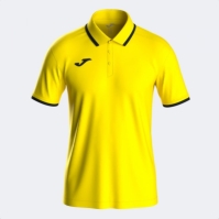 Combi Premium Maneca Scurta Polo Yellow Black Joma