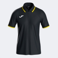 Combi Premium Maneca Scurta Polo Black Yellow Joma