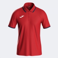 Combi Premium Maneca Scurta Polo Red Dark Navy Joma