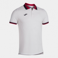 Confort Ii Maneca Scurta Polo White Joma