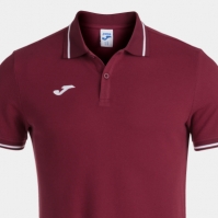 Confort Ii Maneca Scurta Polo Burgundy Joma