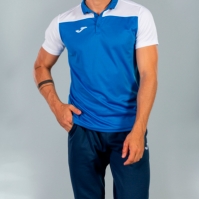 Camasa Polo Combi Royal-white S/s Joma