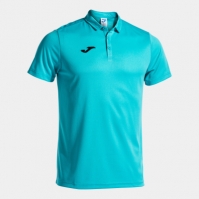 Hobby Maneca Scurta Polo Fluor Turquoise Joma