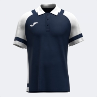 Lider Maneca Scurta Polo Navy Blue White Joma