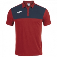 Winner Polo Red-dark Navy S/s Joma