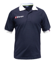 Tricouri polo SLAZ Zeus bleumarin alb