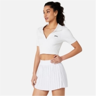 Slazenger Cropped Polo Top