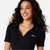 Slazenger Cropped Polo Top