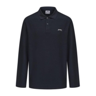 Slazenger Maneca Lunga Plain Polo Men