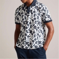 Ted Baker Baskets Floral Allover Print Polo