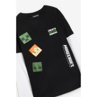 Camasa Character Minecraft Layered LS T- baietel