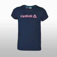 Tricou sport bumbac albastru Reebok G Es Tee Bas Fetite