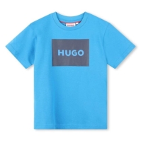 Camasa HUGO Cotton Large Box Logo T- copil