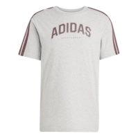 Camasa adidas Codes Collegiate Linear Graphic T- barbat