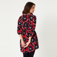 Be You Floral V Neck Tunic