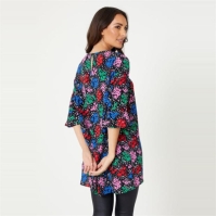 Be You Floral Frill Sleeve Tunic