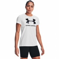 Koszulka damska Under Armour Live Sportstyle Graphic biała SSC 1356305 102