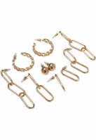 Various Chain Earring 5-Pack Urban Classics