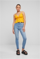 Waffle Pique Ruffle Top dama Urban Classics