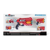 X-Shot Excel Micro 2.0 & Excel Reflex 6 Twin Pack Blaster (24 Darts) by ZURU