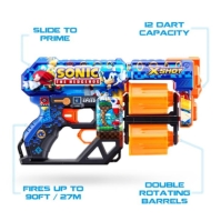 X-Shot SKINS DREAD Sonic The Hedgehog Blaster (12 Air Pocket Technology Darts) by ZURU