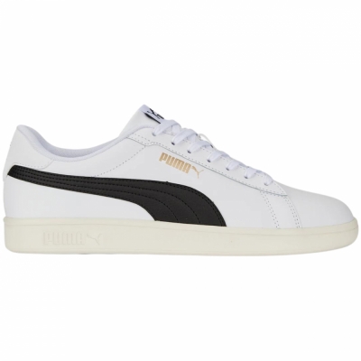 Buty Puma Smash 3.0 L bialo-czarne 390987 03