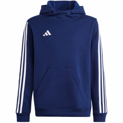 Hanorac Bluza dla dzieci adidas Tiro 23 League Sweat granatowo-biala HS3605