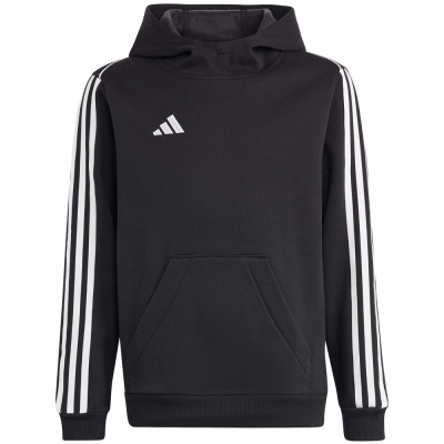 Hanorac Bluza dla dzieci adidas Tiro 23 League Sweat czarno-biala HS3606