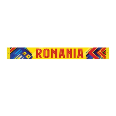 Esarfa de fotbal cu Romania cu ciucuri