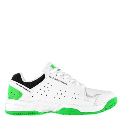 Pantofi tenis Slazenger alb cu verde copii