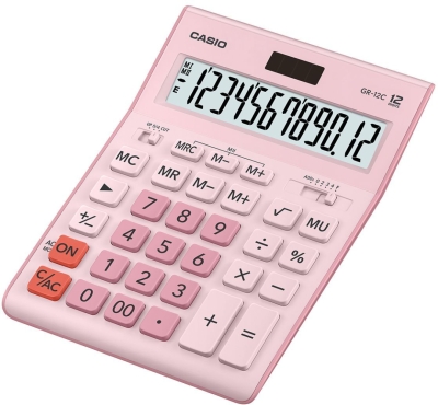 ACCESSORIES CALCULATOR UNISEX CASIO GR12CPKWEP roz