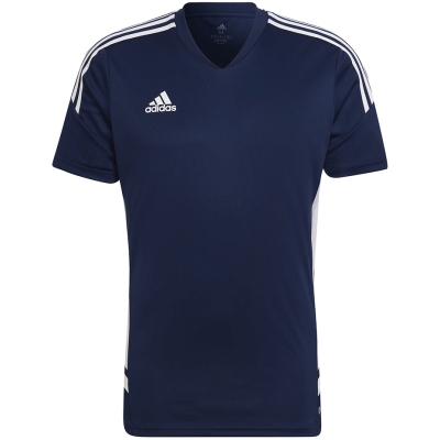 Adidas Condivo 22 Jersey V- neck navy blue and white HA6291