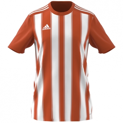 Adidas Men's Striped 21 Jersey Orange and White H35642