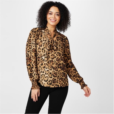 Biba Biba Tie Neck Blouse