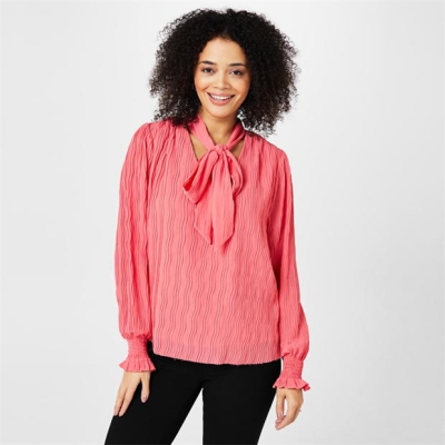 Biba Biba Tie Neck Blouse