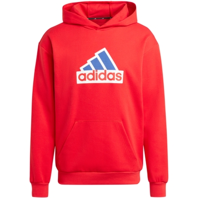 Bluza trening Adidas FI BOS HD OLY men's red IS8338