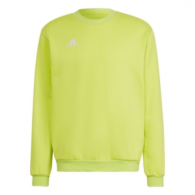 Bluza męska adidas Entrada 22 Sweat Top limonkowa HC5049