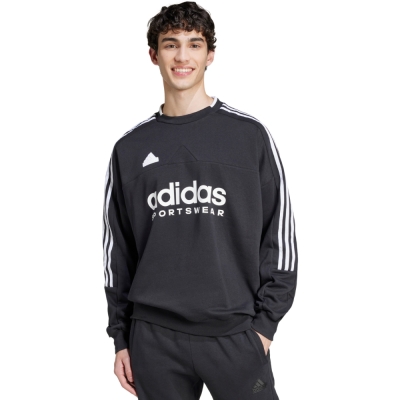 Bluza trening Bluza adidas House of Tiro men's black-white IW0172