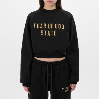 Bluza trening FEAR OF GOD ESSENTIALS Cropped