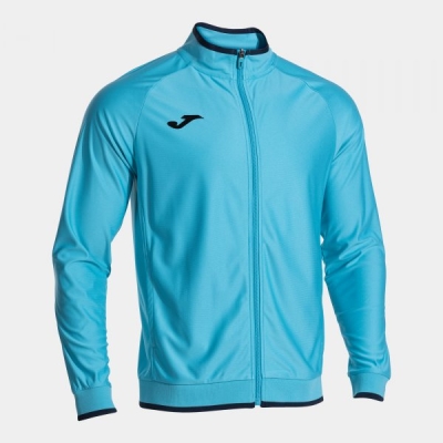 Bluza trening Bluza fermoar Combi Premium Fluor Turquoise Dark Navy Joma