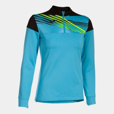 Bluza trening Elite X Fluor Turquoise Black Joma