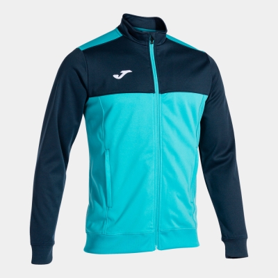 Bluza trening Bluza fermoar Winner Fluor Turquoise-navy Joma