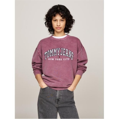 Bluza trening Blug Tommy Varsity Crew Neck Pullover Tommy Jeans