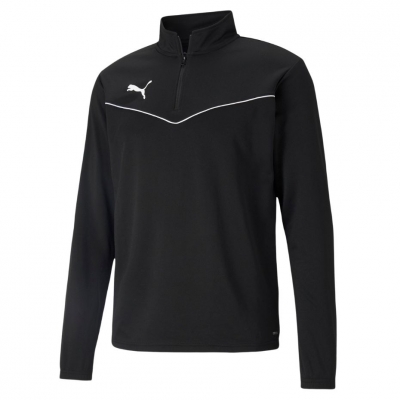 Bluza męska Puma teamRISE 1 4 Zip Top czarna 657394 03