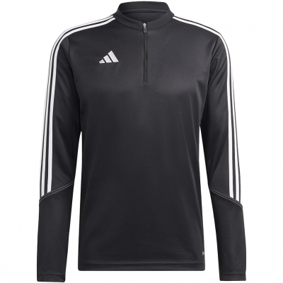 Bluza trening men's adidas Tiro 23 Club Training Top black and white HS3617